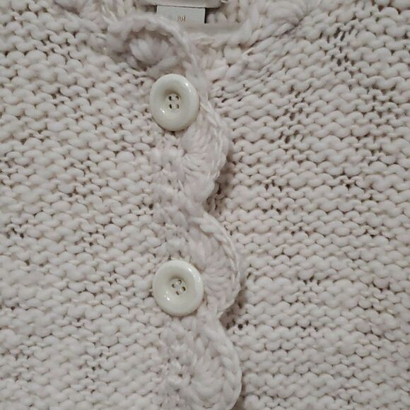 Mira Flores 100% Wool Cream Sweater Made in Peru Size M - Picture 2 of 13